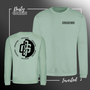 JH030 Sweatshirt Dusty Green Inverted